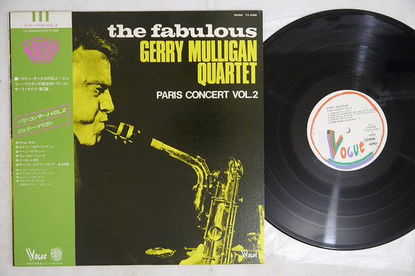 Gerry Mulligan Quartet - Paris Concert Vol. 2(LP, Album, Mono)
