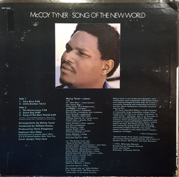 McCoy Tyner - Song Of The New World (LP, Album, Promo)