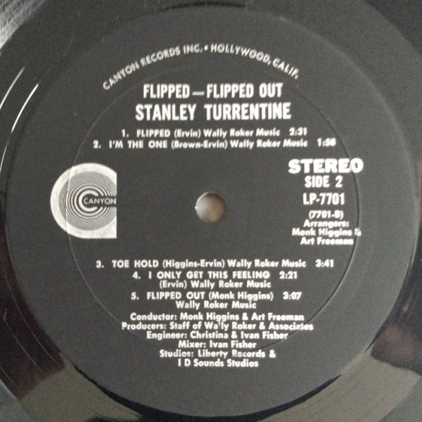 Stanley Turrentine - Flipped - Flipped Out (LP, Album, Mon)