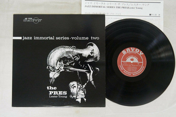Lester Young - Jazz Immortal Series - Vol. 2 (LP, Comp, Mono, RE)