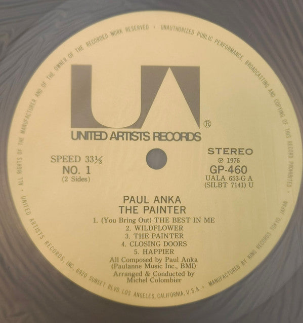 Paul Anka - The Painter (LP, Album)