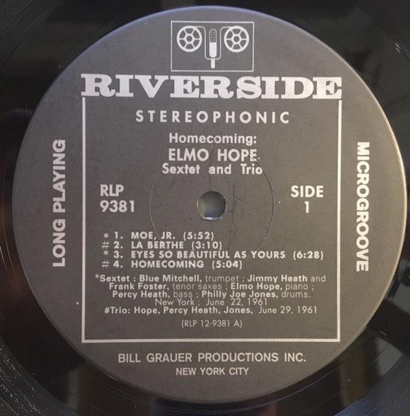 Elmo Hope Sextet And Trio* - Homecoming! (LP, Album, RE)