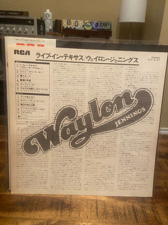 Waylon Jennings - Waylon Live (LP, Album, Promo)