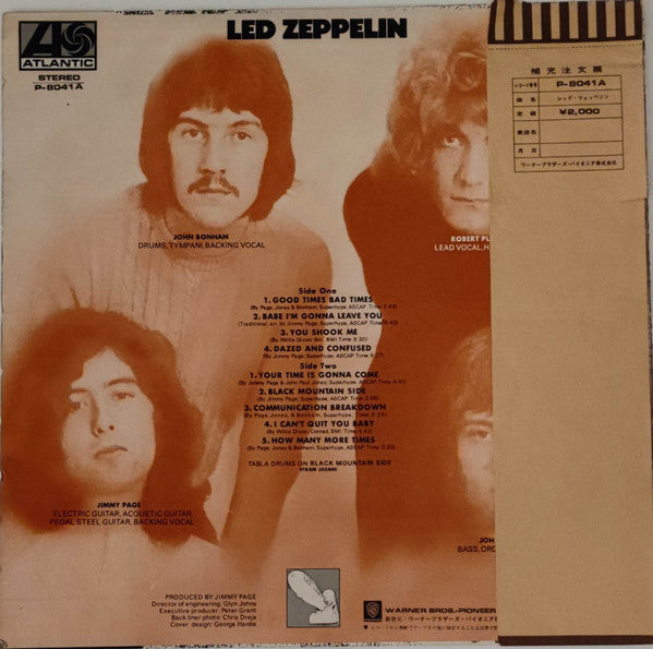Led Zeppelin - Led Zeppelin (LP, Album, RE, sti)