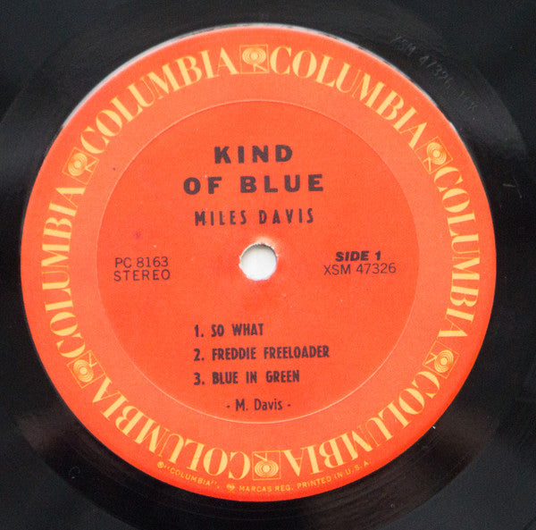 Miles Davis - Kind Of Blue (LP, Album, RE, Ter)