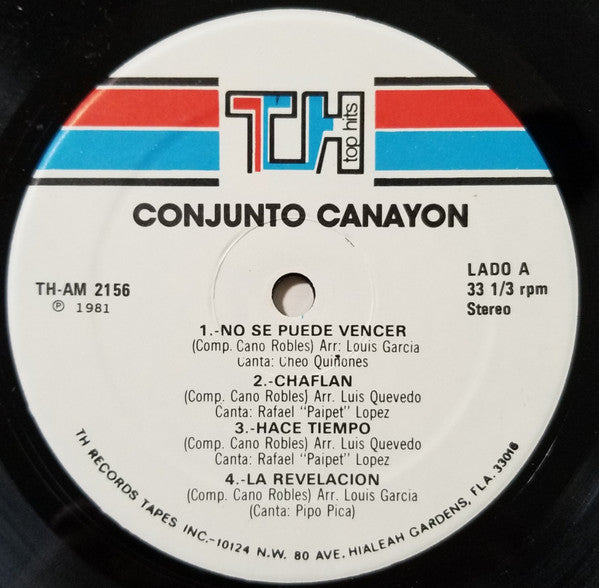 Conjunto Canayon - A Las Millas (LP, Album)