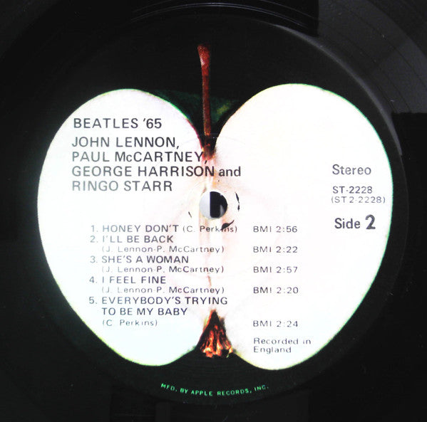 The Beatles - Beatles '65 (LP, Album, RE, Win)