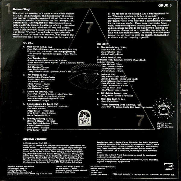 Steve Vai - Flex-Able (LP, Album)