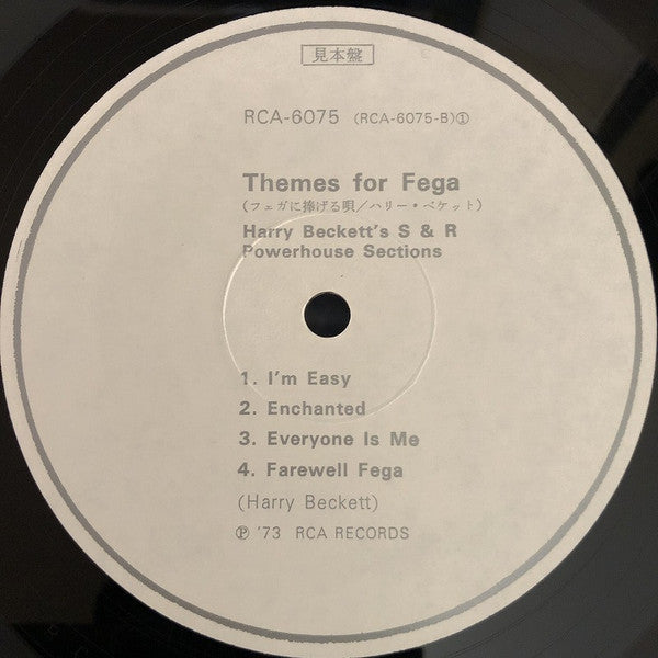 Harry Beckett's S & R Powerhouse Sections - Themes For Fega(LP, Alb...
