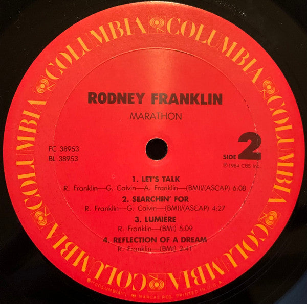 Rodney Franklin - Marathon (LP, Album)