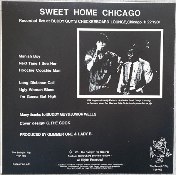 Muddy Waters - Sweet Home Chicago(LP, Album, Promo, Unofficial, Whi)