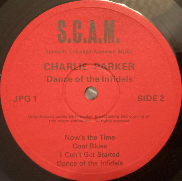 Charlie Parker - Dance Of The Infidels (LP)