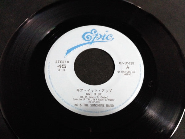 KC & The Sunshine Band - Give It Up /On The One (7"", Single)