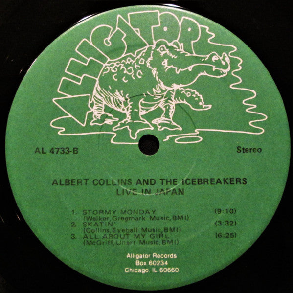 Albert Collins And The Icebreakers - Live In Japan (LP, Album, Hub)