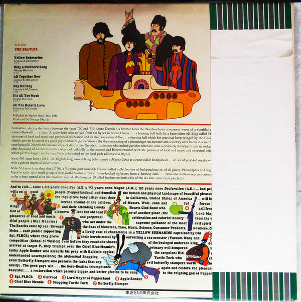 The Beatles - Yellow Submarine (LP, Album, RE)