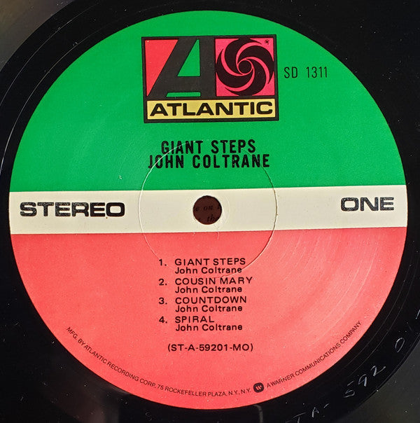 John Coltrane - Giant Steps (LP, Album, RE, MO)