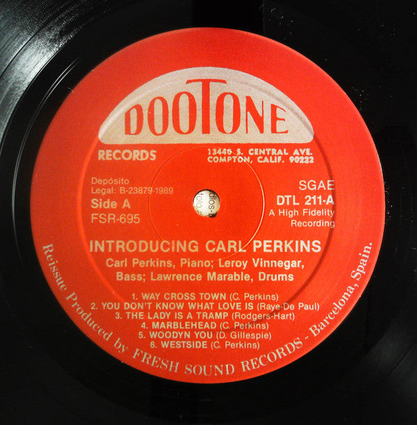Carl Perkins (4) - Introducing... (LP, Album, RE)