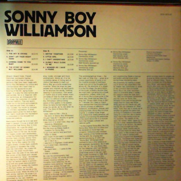 Sonny Boy Williamson (2) - Portraits Of Williamson Sonny Boy(LP, Al...