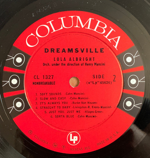 Lola Albright - Dreamsville (LP, Album)