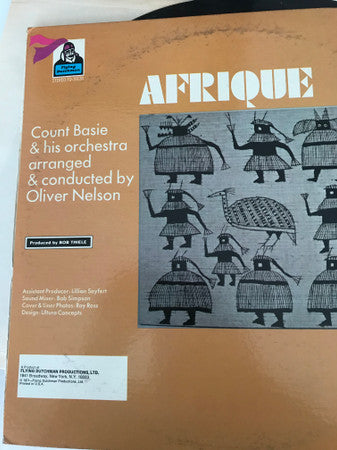 Count Basie Orchestra - Afrique(LP, Album, RE, PR)