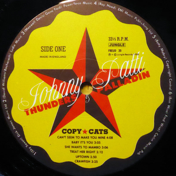 Johnny Thunders & Patti Palladin - Copy Cats (LP, Album)