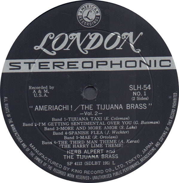 Herb Alpert & The Tijuana Brass - Ameriachi! / The Tijuana Brass Vo...