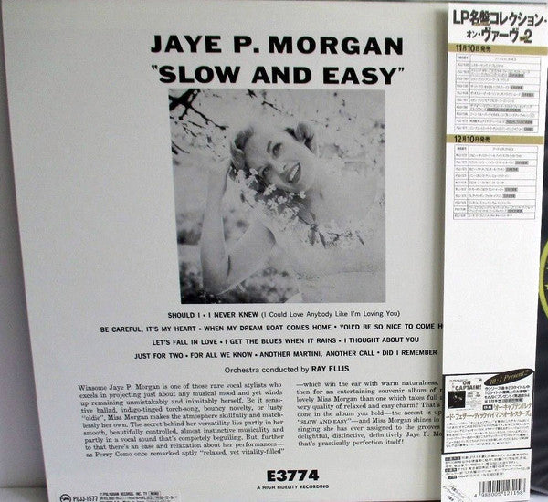 Jaye P. Morgan - Slow And Easy (LP, Album, Mono, Ltd, RE)