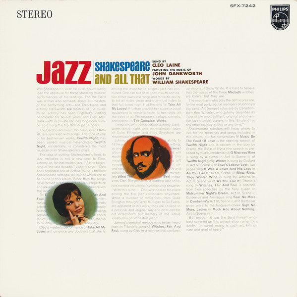Cleo Laine - Shakespeare – And All That Jazz(LP, Album)