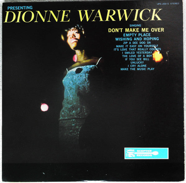 Dionne Warwick - Presenting Dionne Warwick (LP, Album, RE)