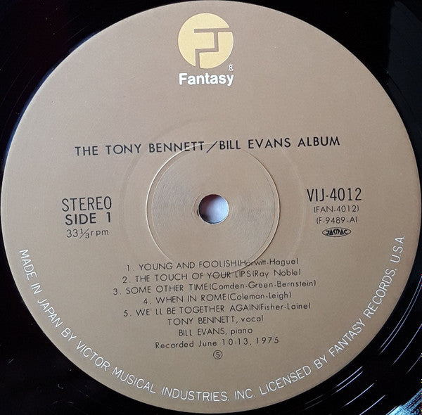 Tony Bennett - The Tony Bennett Bill Evans Album(LP, Album)