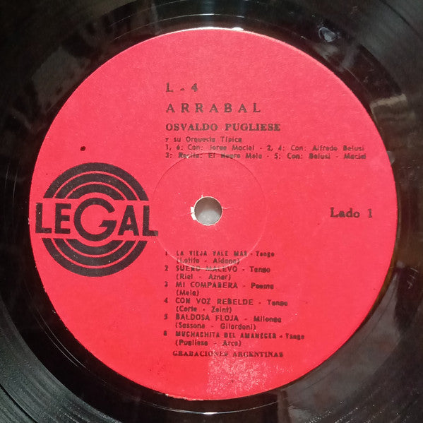 Osvaldo Pugliese - Arrabal (LP, Album)