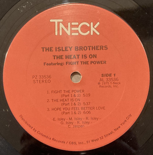 The Isley Brothers - The Heat Is On (LP, Album, San)