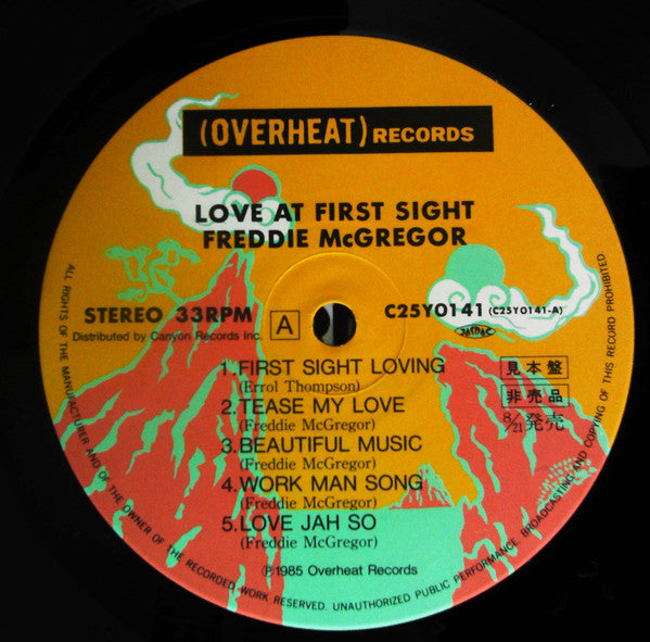 Freddie McGregor - Love At First Sight (LP, Album, Promo)