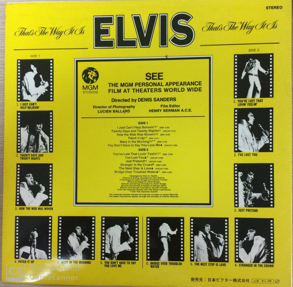 Elvis Presley - That's The Way It Is (LP, Album, RE, Gat)