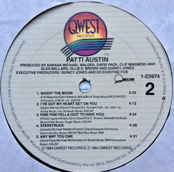 Patti Austin - Patti Austin (LP, Album, All)