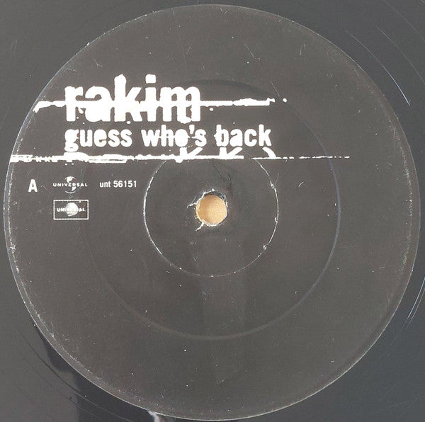 Rakim - Guess Who's Back (12"", RE)
