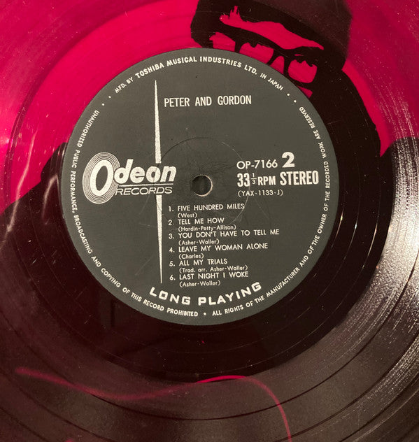 Peter And Gordon* - Peter And Gordon (LP, Album, Red)