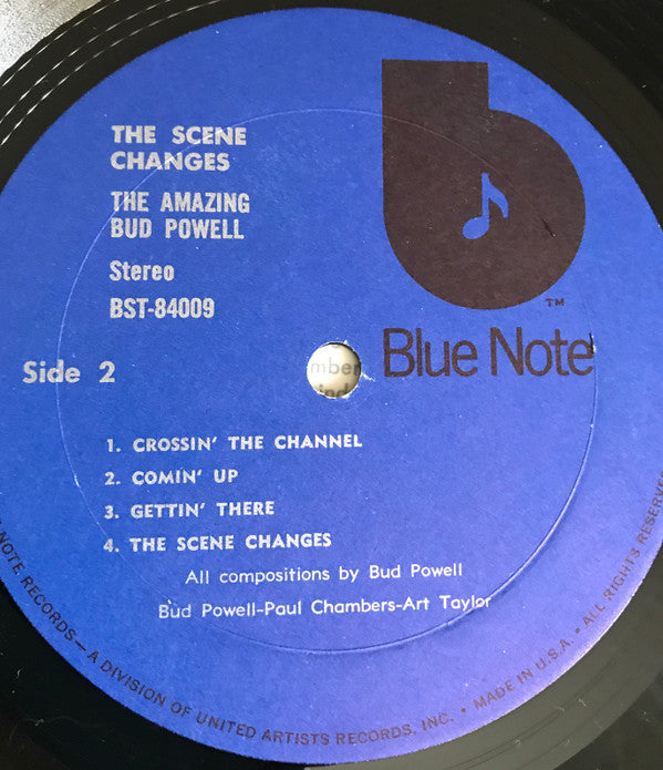 The Amazing Bud Powell* - The Scene Changes, Vol. 5 (LP, Album, RE)