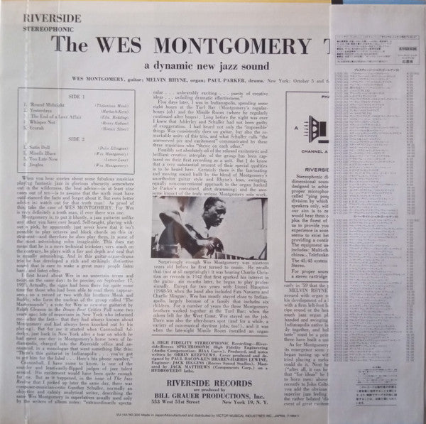 The Wes Montgomery Trio - A Dynamic New Sound: Guitar/Organ/Drums(L...