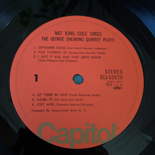 Nat King Cole - Nat King Cole Sings / George Shearing Plays(LP, Album)