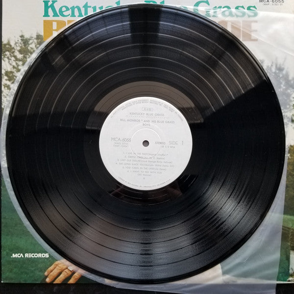 Bill Monroe & His Blue Grass Boys - Kentucky Blue Grass(LP, Comp, P...