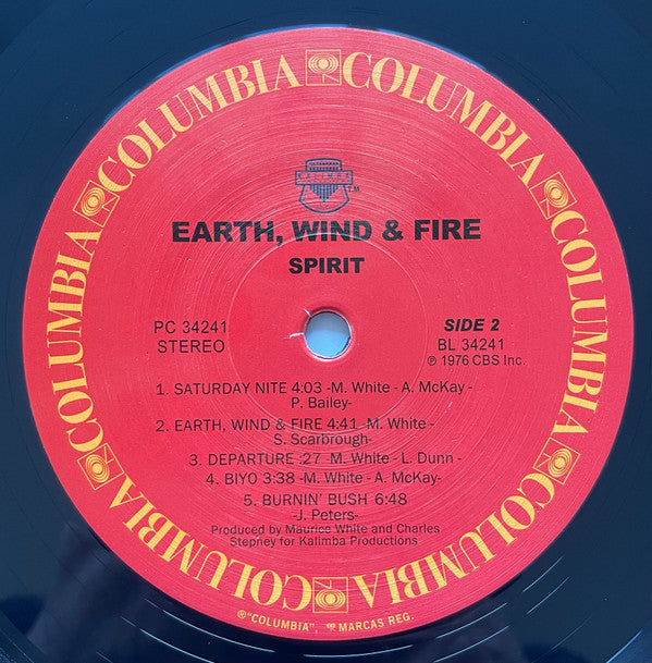 Earth, Wind & Fire - Spirit (LP, Album, RE, RM, 180)