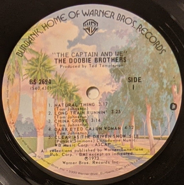 The Doobie Brothers - The Captain And Me (LP, Album, RE, Los)