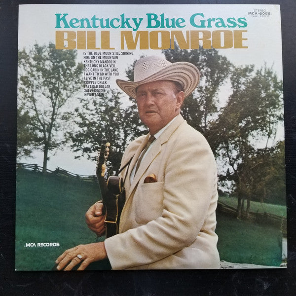 Bill Monroe & His Blue Grass Boys - Kentucky Blue Grass(LP, Comp, P...