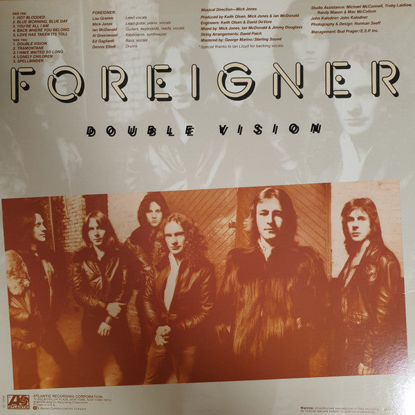 Foreigner - Double Vision (LP, Album, RP, MO )
