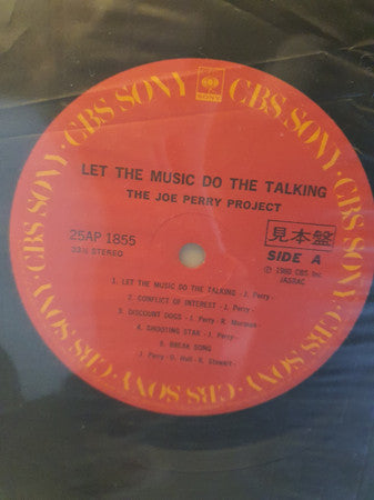 The Joe Perry Project - Let The Music Do The Talking(LP, Album, Promo)