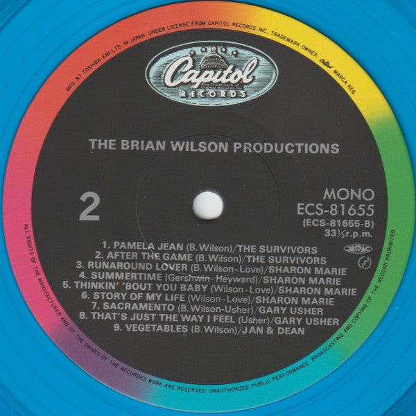 Various - The Brian Wilson Productions (LP, Comp, Mono, Blu)