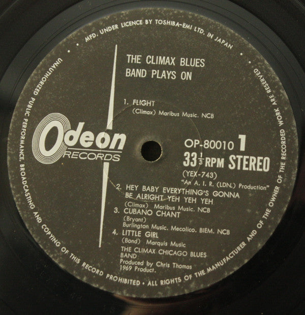 Climax Blues Band - Plays on (LP, Album)