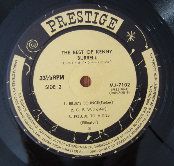 Kenny Burrell - The Best Of Kenny Burrell (LP, Comp, Mono)