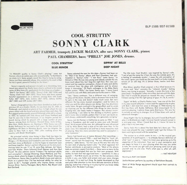 Sonny Clark - Cool Struttin' (LP, Album, RE, Bla)